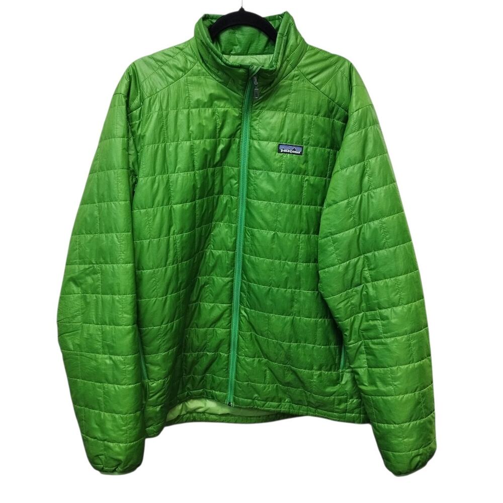 Patagonia Men Nano Puff Packable Puffer Jacket XL Quilted Hiking Trails Gorpcore